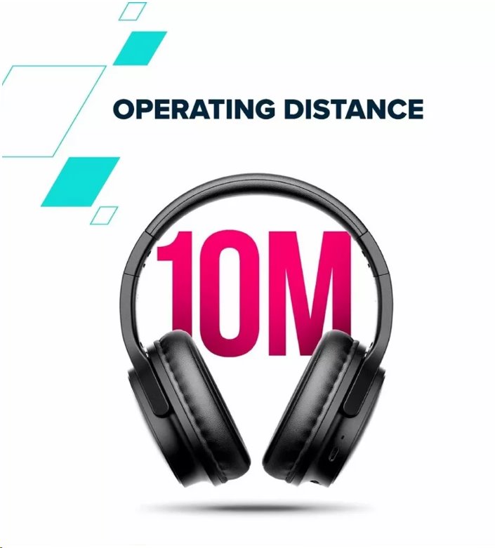 CANYON bezdrátová sluchátka OnRiff 4, BT 5.3, USB-C, baterie 500 mAh, mic., 40mm měniče, růžové