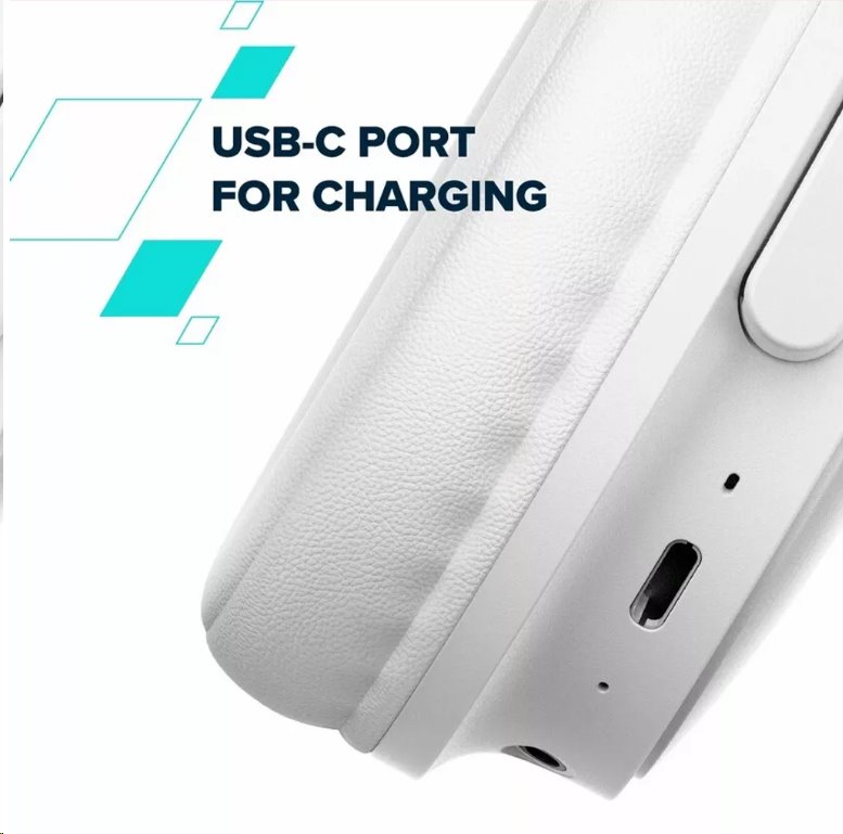 CANYON bezdrátová sluchátka OnRiff 4, BT 5.3, USB-C, baterie 500 mAh, mic., 40mm měniče, růžové