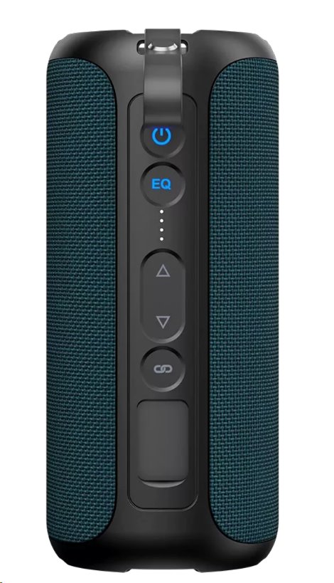 CANYON bezdrátový reproduktor OnMove 15, 40W, BT 5.0, SD, AUX, mic., režim TWS, IPX6, 6 hodin přehrávání, RGB, modrý