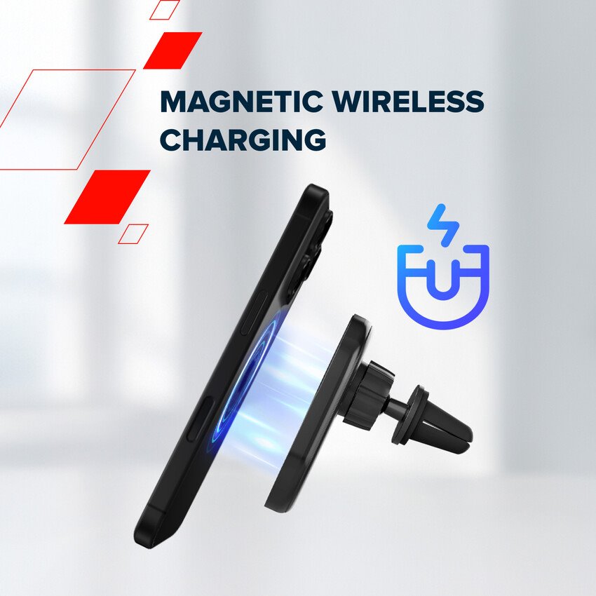 CANYON car charger OnGrip 105 15W Qi2 Wireless Black