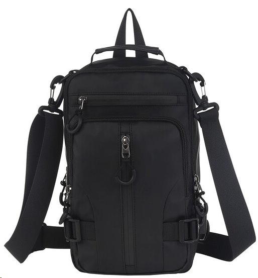 CANYON CB-1 batoh, 29 x 16 x 9cm, 3.5L, USB-A port, 3+3 kapsy, 2 interní přepážky, dešti odolný, černý