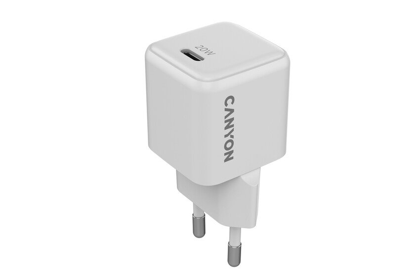 CANYON charger CU20C GaN 20W 1xPD EU White