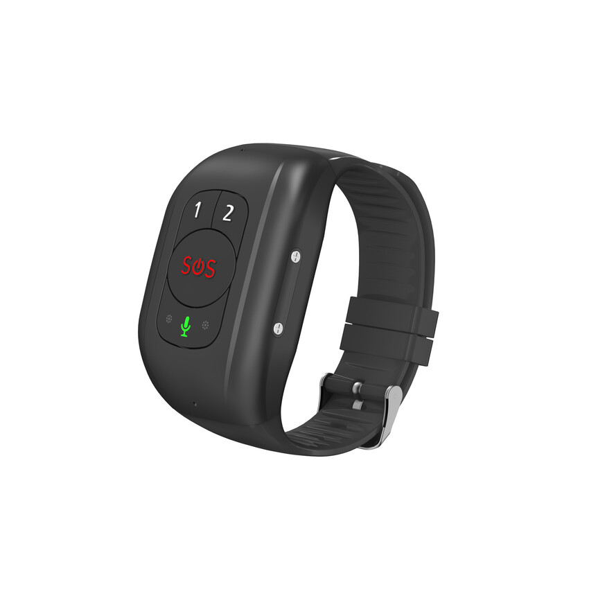 CANYON Chytrý SOS náramek pro seniory ST-02,volání,senzor tepu,teploty,lokalizace GPS+Glonass/LBS/Wi-Fi,odolnost IP67