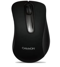 CANYON drátová USB myš s 3 tlačítky, 800 dpi, černá