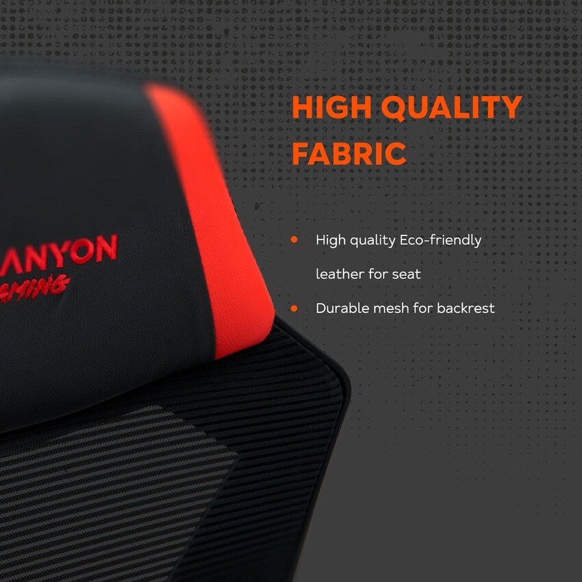 CANYON gaming chair Flow MCH01 Mesh Black Orange