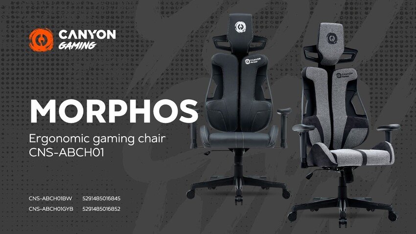CANYON gaming chair Morphos ABCH01 Grey