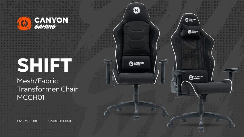 CANYON gaming chair Shift MCCH01 Transformer Black