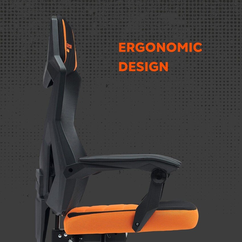CANYON gaming chair Wave MCH02 Mesh Black Orange