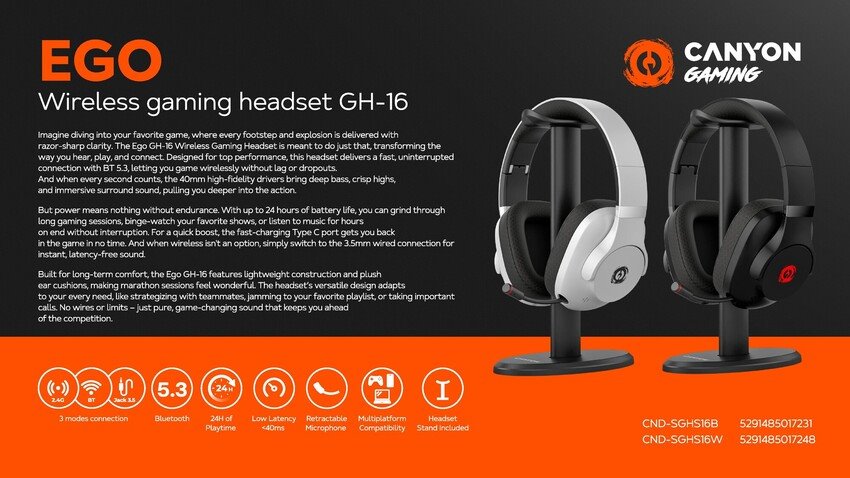 Canyon gaming headset CND-SGHS7