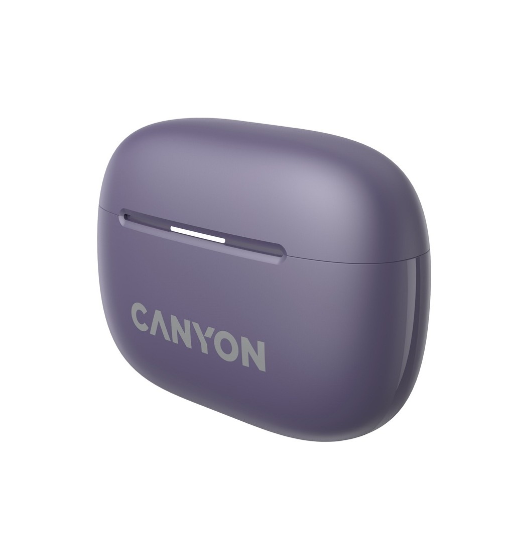 CANYON headset OnGo TWS-10 ANC+ENC, Fialová