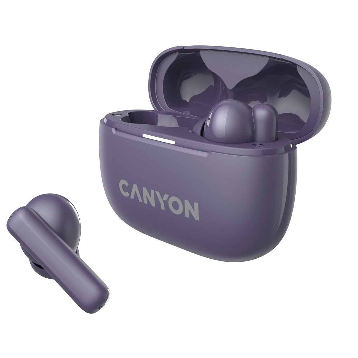 CANYON headset OnGo TWS-10 ANC+ENC, Fialová