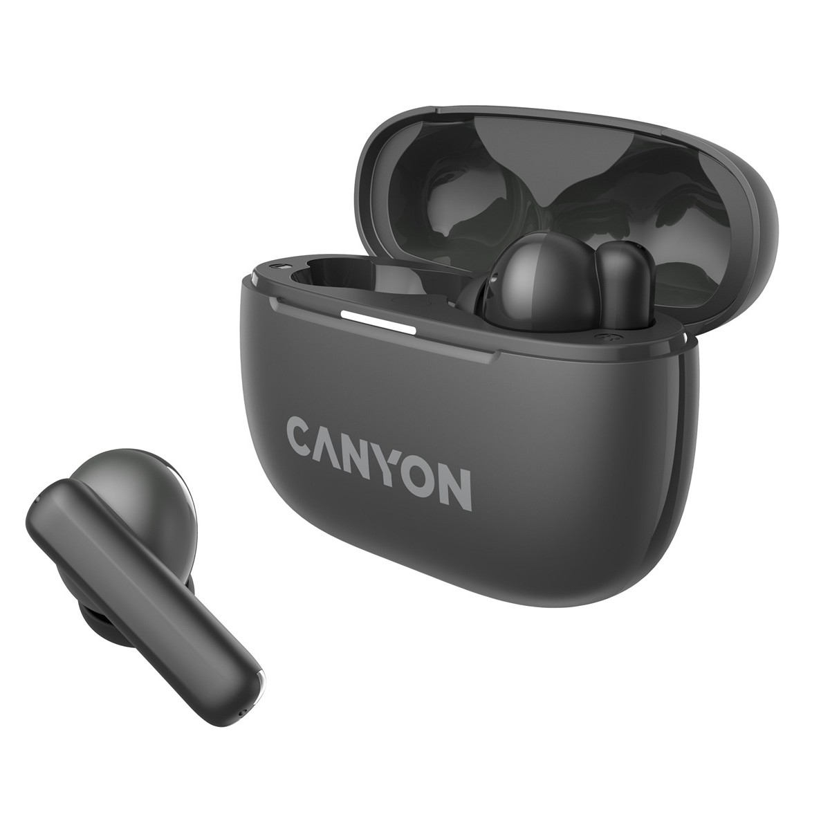 CANYON headset OnGo TWS-10 ANC+ENC, Šedá
