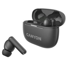 CANYON headset OnGo TWS-10 ANC+ENC, Šedá