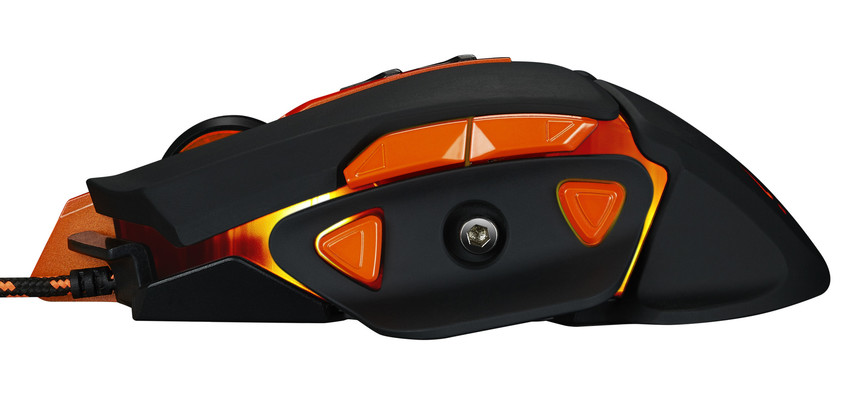 CANYON Herní myš optická HAZARD, DPI 800 až 6400, černá
