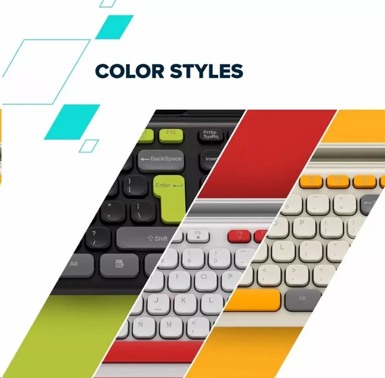 CANYON HSET-W5 bezdrátový SET CS klávesnice + optická myš, 2,4 Ghz, 105 kláves, černý