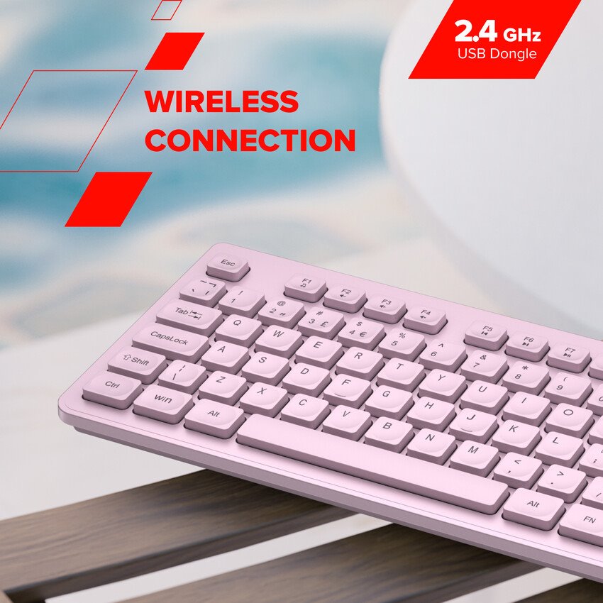 CANYON klasická USB klávesnice, omývatelná, černá