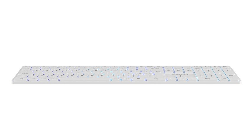 CANYON klasická USB klávesnice, omývatelná, černá