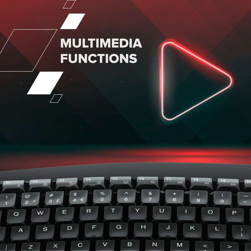 CANYON klasická USB klávesnice, omývatelná, černá