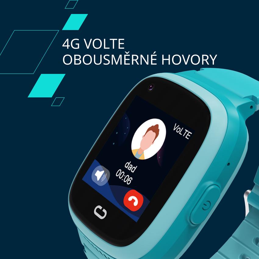 CANYON kids watch Sunny KW-48 Video 4G GPS Games&Music Blue