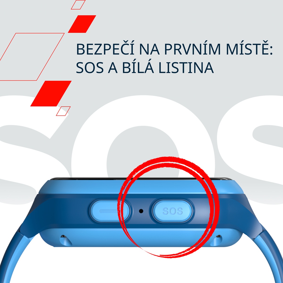 Canyon Kids Watch ZEFIR KW-49 E-SIM 4G, Blue