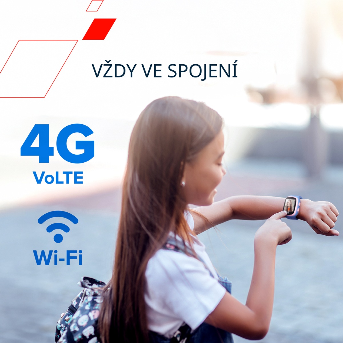 Canyon Kids Watch ZEFIR KW-49 E-SIM 4G, Pink