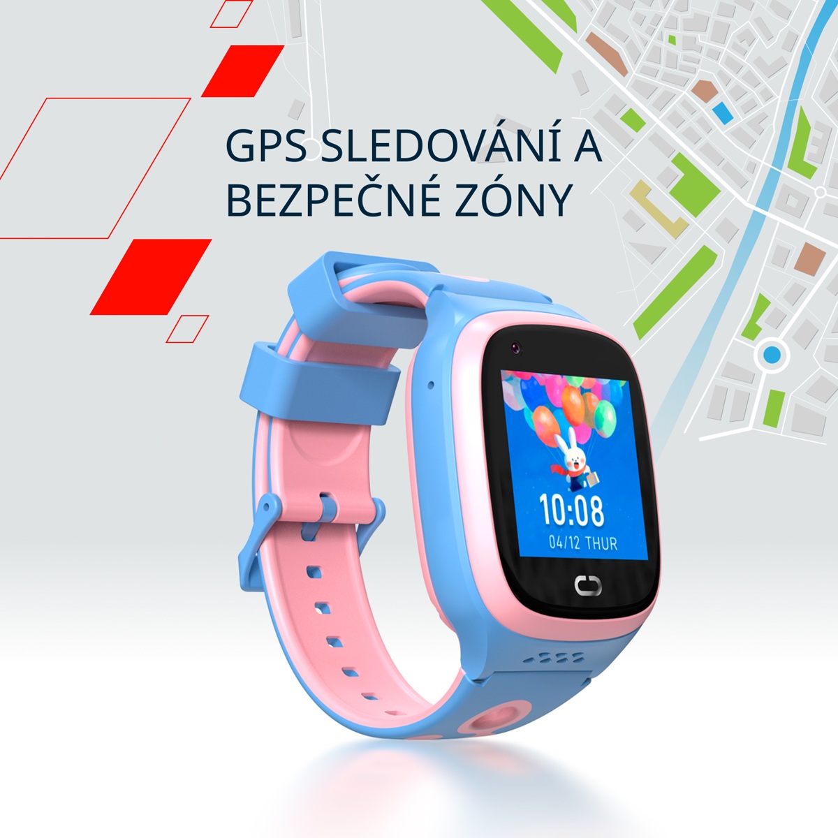 Canyon Kids Watch ZEFIR KW-49 E-SIM 4G, Pink