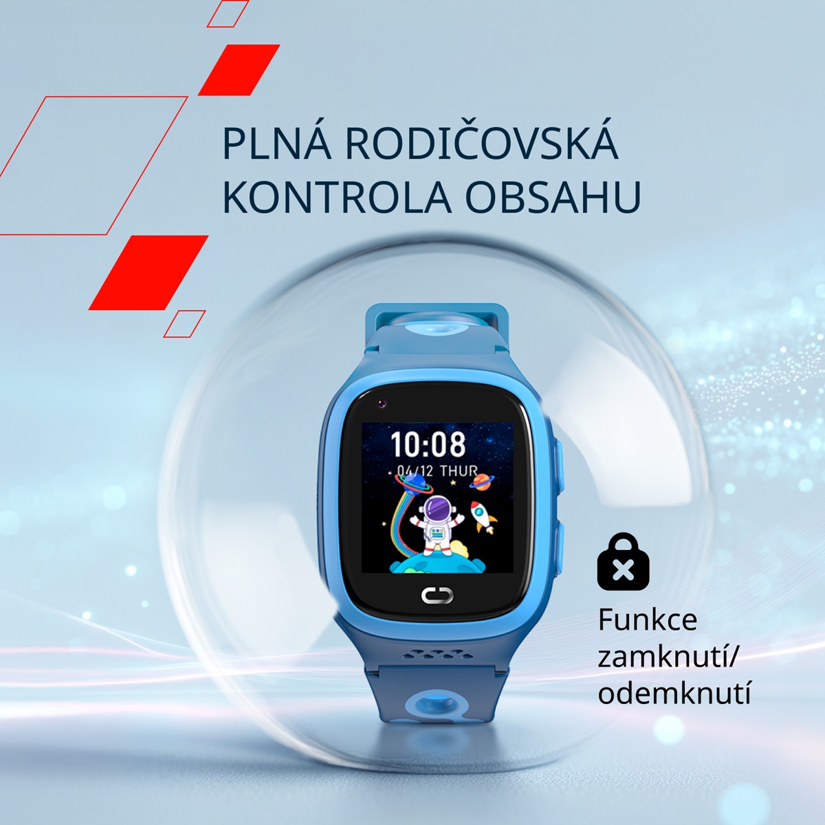 Canyon Kids Watch ZEFIR KW-49 E-SIM 4G, Pink