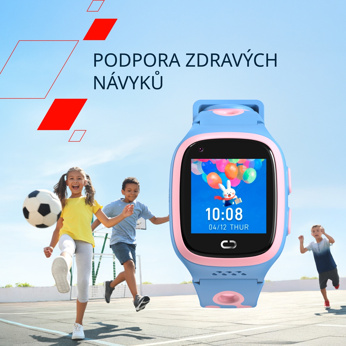 Canyon Kids Watch ZEFIR KW-49 E-SIM 4G, Pink