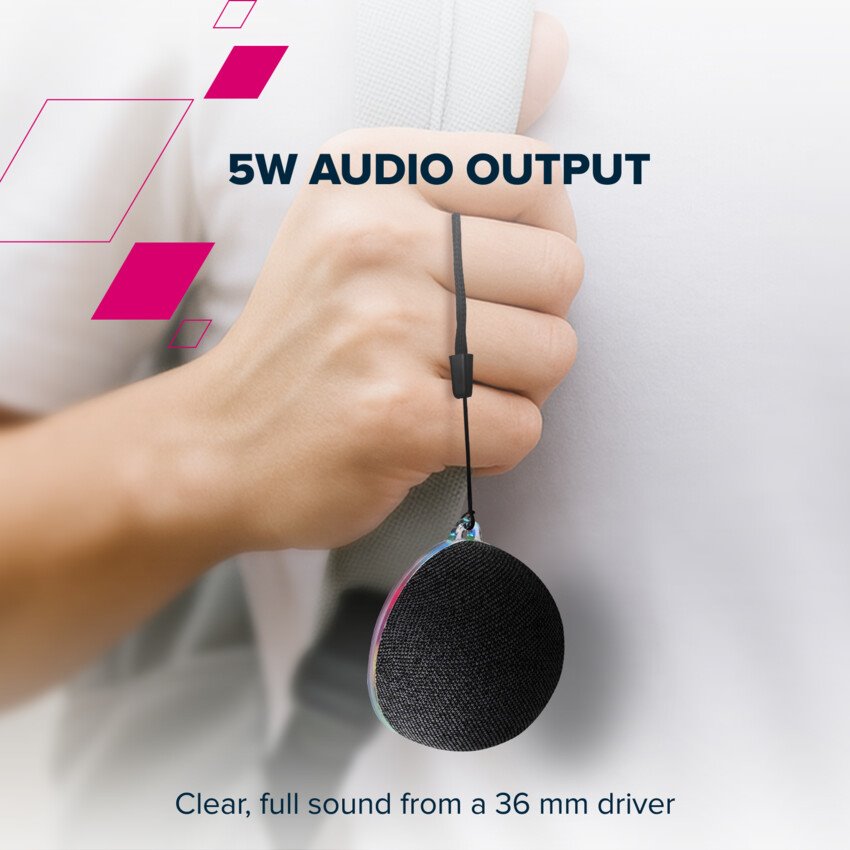 CANYON Magnetic BT speaker OnMove 13 5W Black