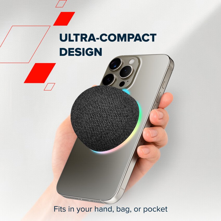 CANYON Magnetic BT speaker OnMove 13 5W Black