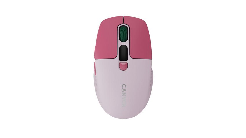 CANYON mouse MW-26 LCD Silent Dual Mode Wireless Pink