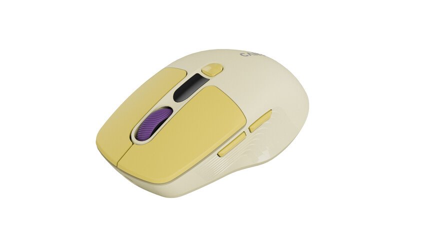 CANYON mouse MW-26 LCD Silent Dual Mode Wireless Yellow
