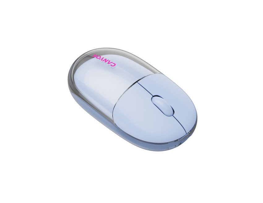 CANYON mouse OnClick 24 BT/ Wireless Transparent/Blue