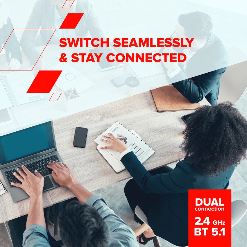 CANYON mouse OnClick 24 BT/ Wireless Transparent/White