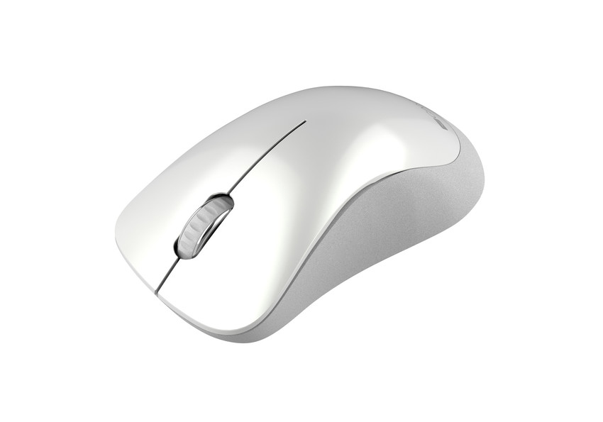 CANYON myš optická bezdrátová MW-11PW, 1200 dpi, 3 tl, USB reciever, bílá perlet