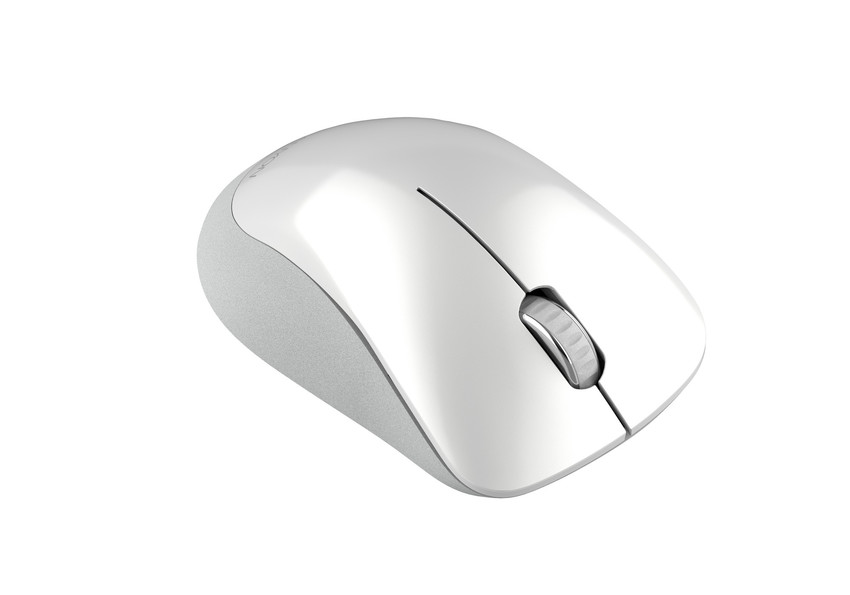 CANYON myš optická bezdrátová MW-11PW, 1200 dpi, 3 tl, USB reciever, bílá perlet