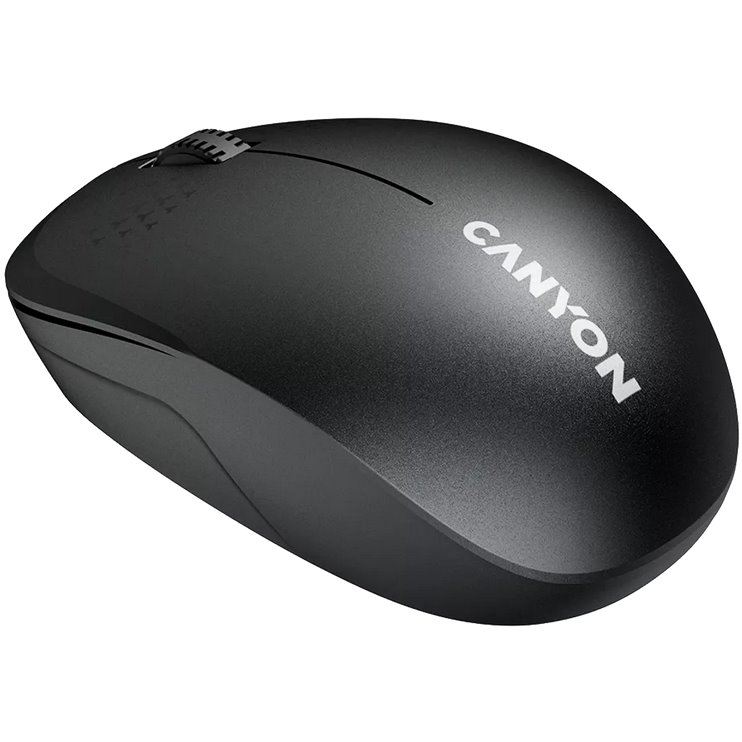 CANYON myš optická bezdrátová MW-4, 1200 dpi,3 tl., Bluetooth, AA baterie, černá