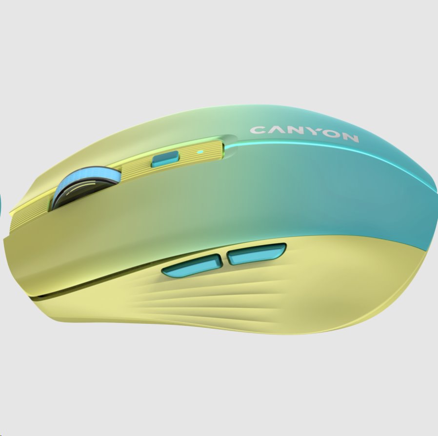 CANYON drátová USB myš s 3 tlačítky, 800 dpi, čern