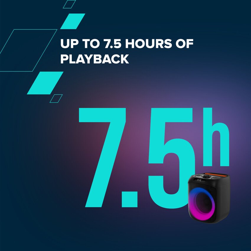 CANYON Party Speaker OnFun 6 RGB Black