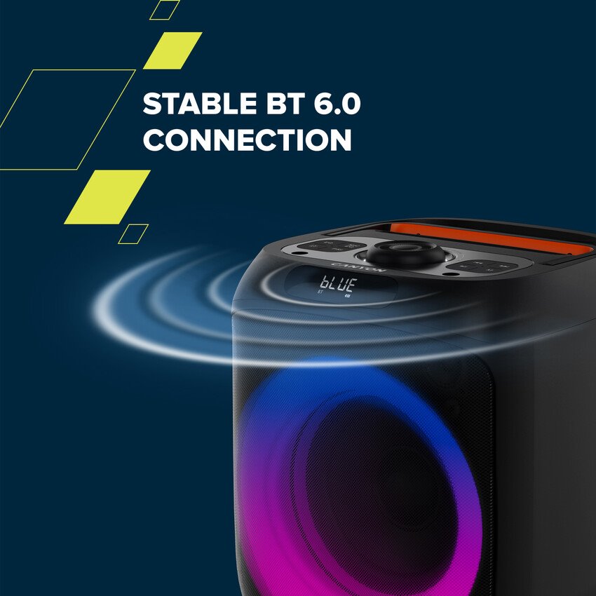 CANYON Party Speaker OnFun 6 RGB Black