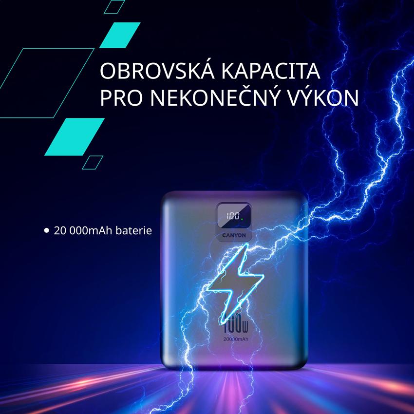CANYON powerbanka 20000