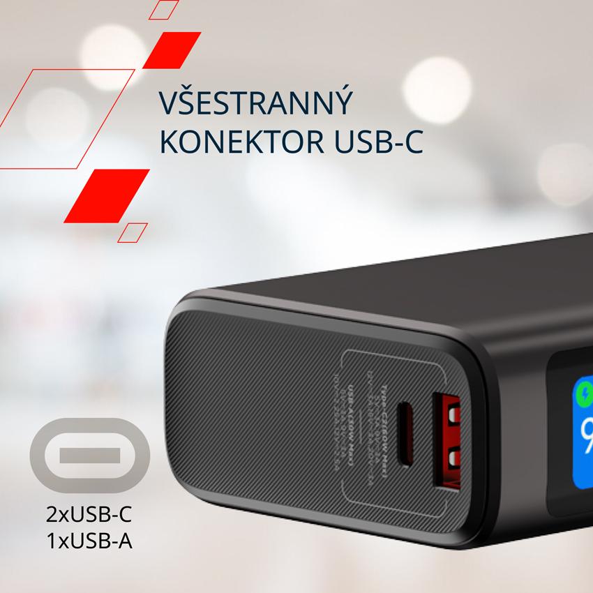 CANYON Power Bank PB-230, 20000mAh PD130W TFT display