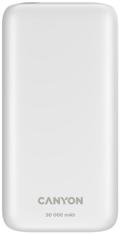 CANYON Power Bank PB-301, 30000mAh, bílá