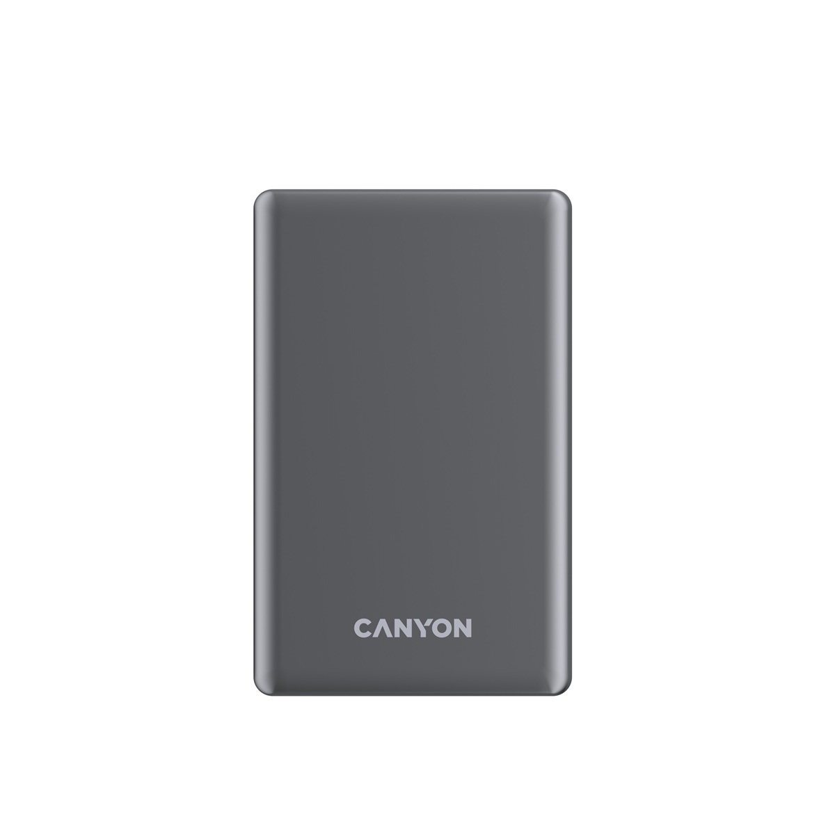 CANYON Power Bank PB-510, 10000 mAh, Magsafe wireless, 20W, Dark grey