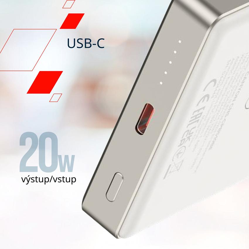 CANYON Power Bank PB-510, 10000 mAh Sim Magsafe wireless power bank, PD 20W,