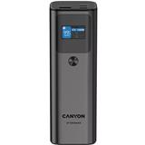 CANYON powerbanka PB-2010, 27000mAh, 2x USB-C 140W PD3.1, 1x USB-A QC 3.0, display, tmavě šedá