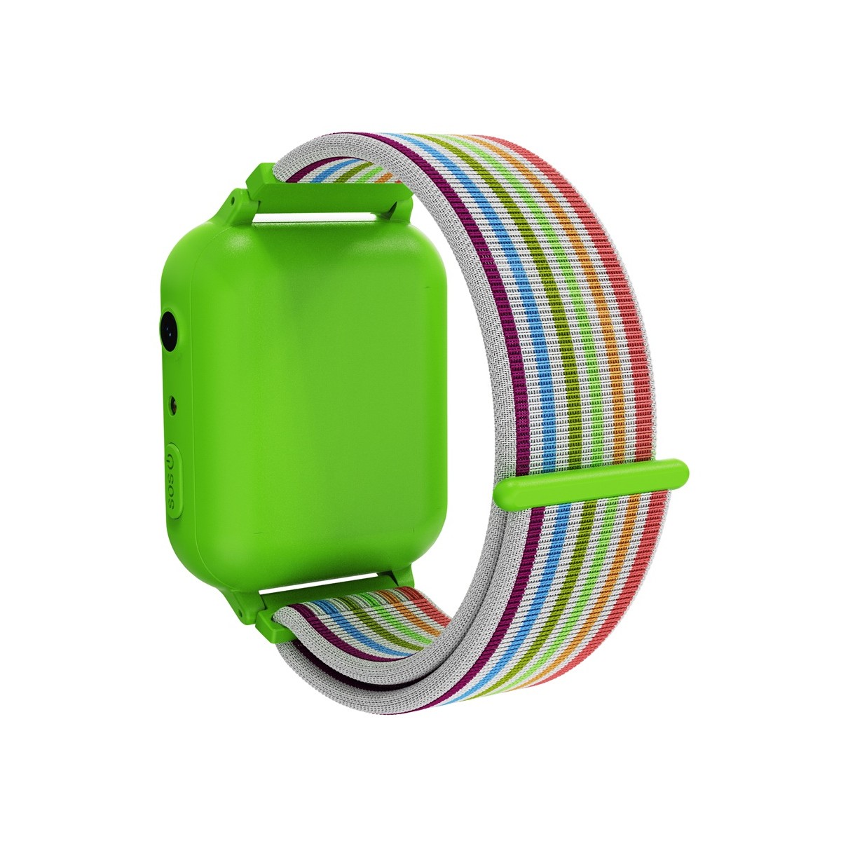 CANYON smart hodinky Alfie KW-37 GREEN, 1,69" IPS, IP66, Nano-SIM, obousměrné volání, 16 her, 512MB, MP3 Study&Game