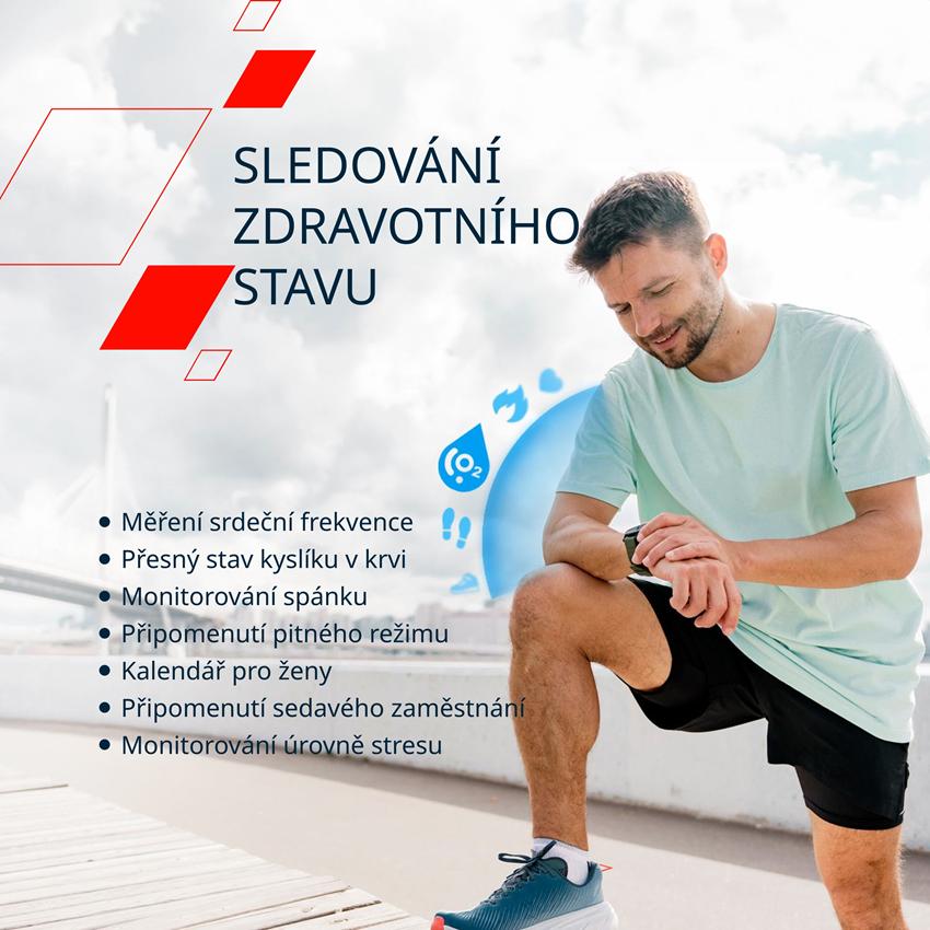 CANYON smart hodinky Chatter SW-58 GREY, 1,8" IPS, BT volání, hlasový asistent s AI, 123 sport. režimů, IP67