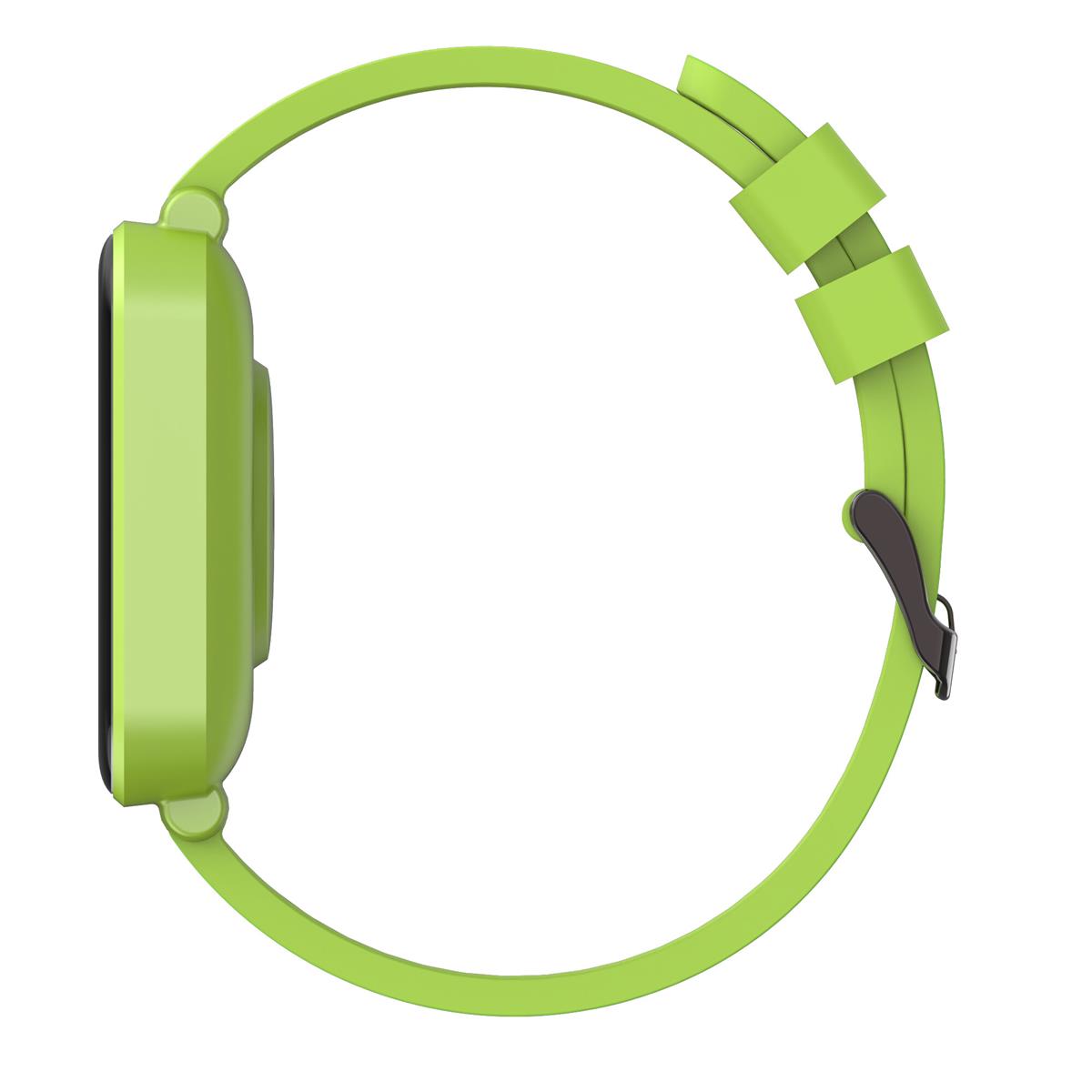 CANYON smart hodinky Joyce KW-43 GREEN, 1,54" IPS, 512MB paměť, IP67, 25 sport.režimů, 3 hry, MUSIC