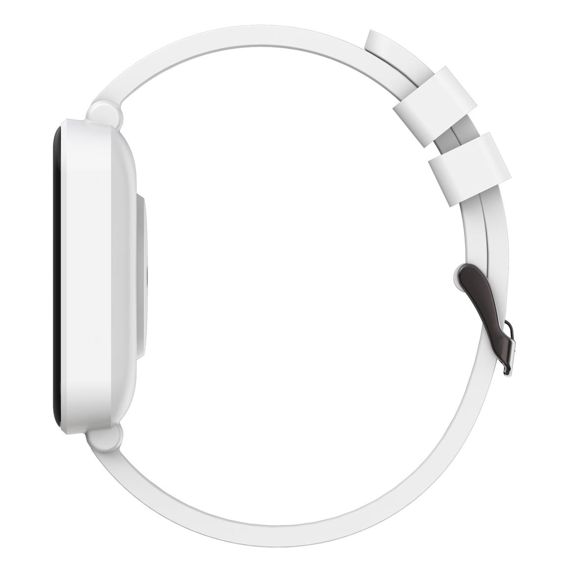 CANYON smart hodinky Joyce KW-43 WHITE, 1,54" IPS, 512MB paměť, IP67, 25 sport.režimů, 3 hry, MUSIC